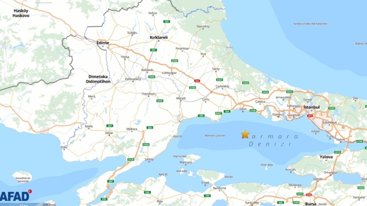 Son Dakika… İstanbul’da Korkutan Deprem Meydana Geldi