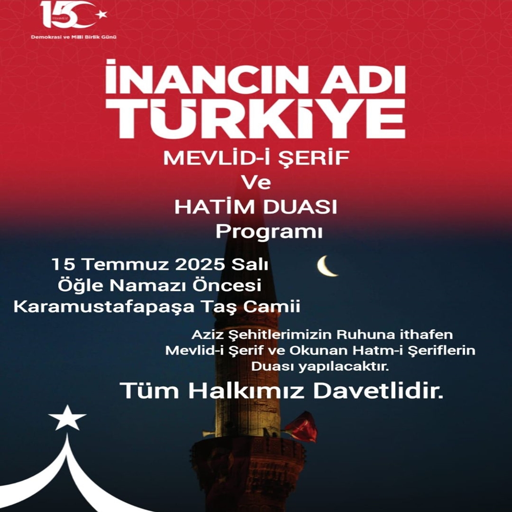 Taşköprü 15 Temmuz Mevlit (1)