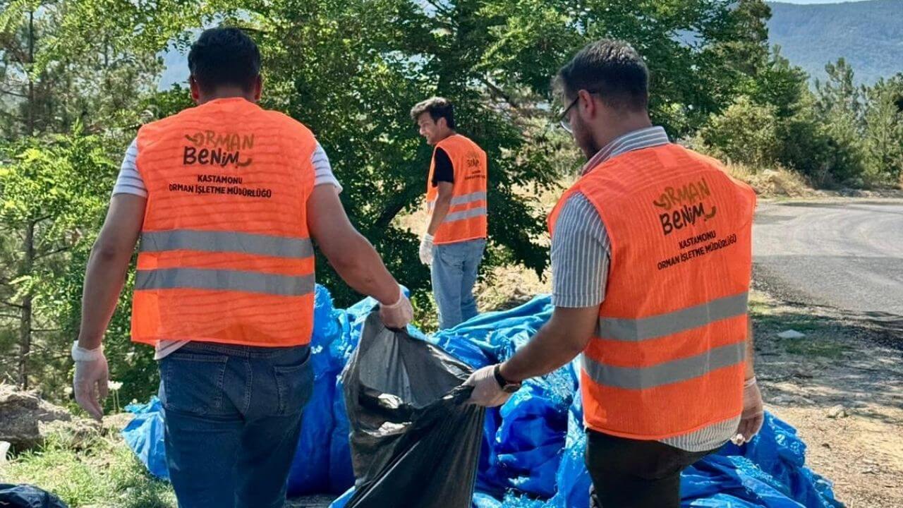 Doğa Kirliliğine Geçit Yok Kastamonu’da Atıklar Tek Tek Toplandı (3)