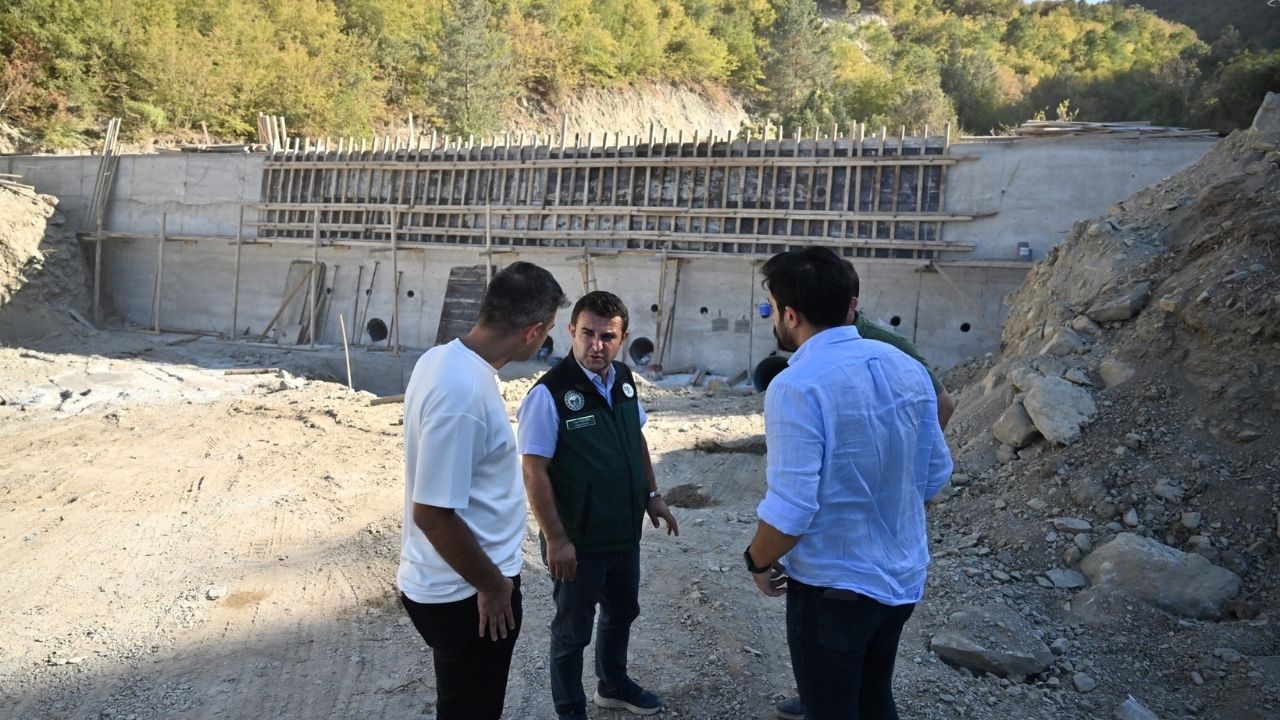 Hanönü’de Taşkın Kontrol Tesisi Inşaatında Kritik Inceleme (4)