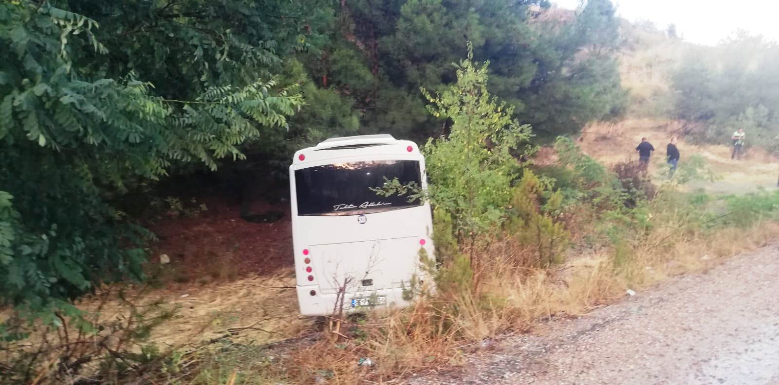 Hanönü'deki Maden Işçilerini Taşıyan Otobüs Kaza Yaptı 6 Yaralı (Detaylar)