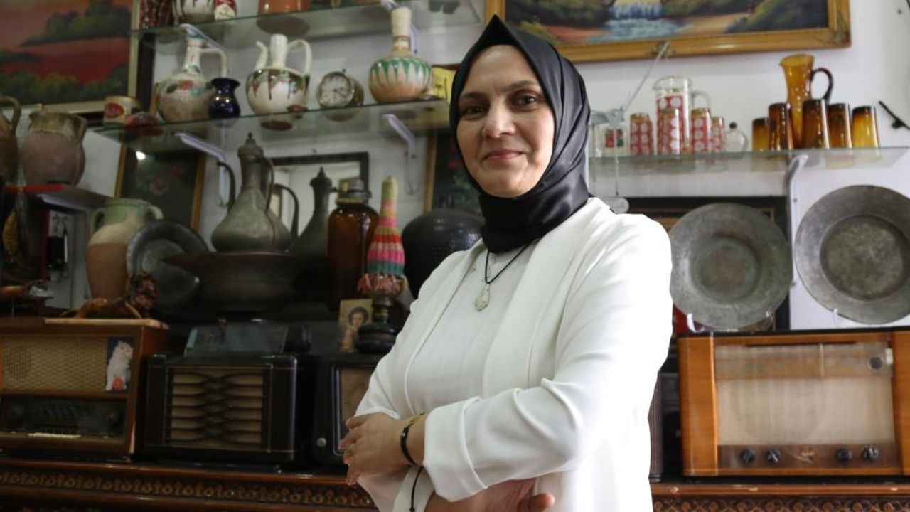 Hobiyle Başladı, Taşköprü’nün Tek Kadın Antikacısı Oldu (1)