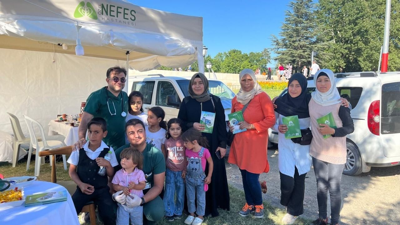 Kastamonu Özel Nefes Hastanesi, Taşköprü Festivali’nde Sağlık Standı Kurdu (1)