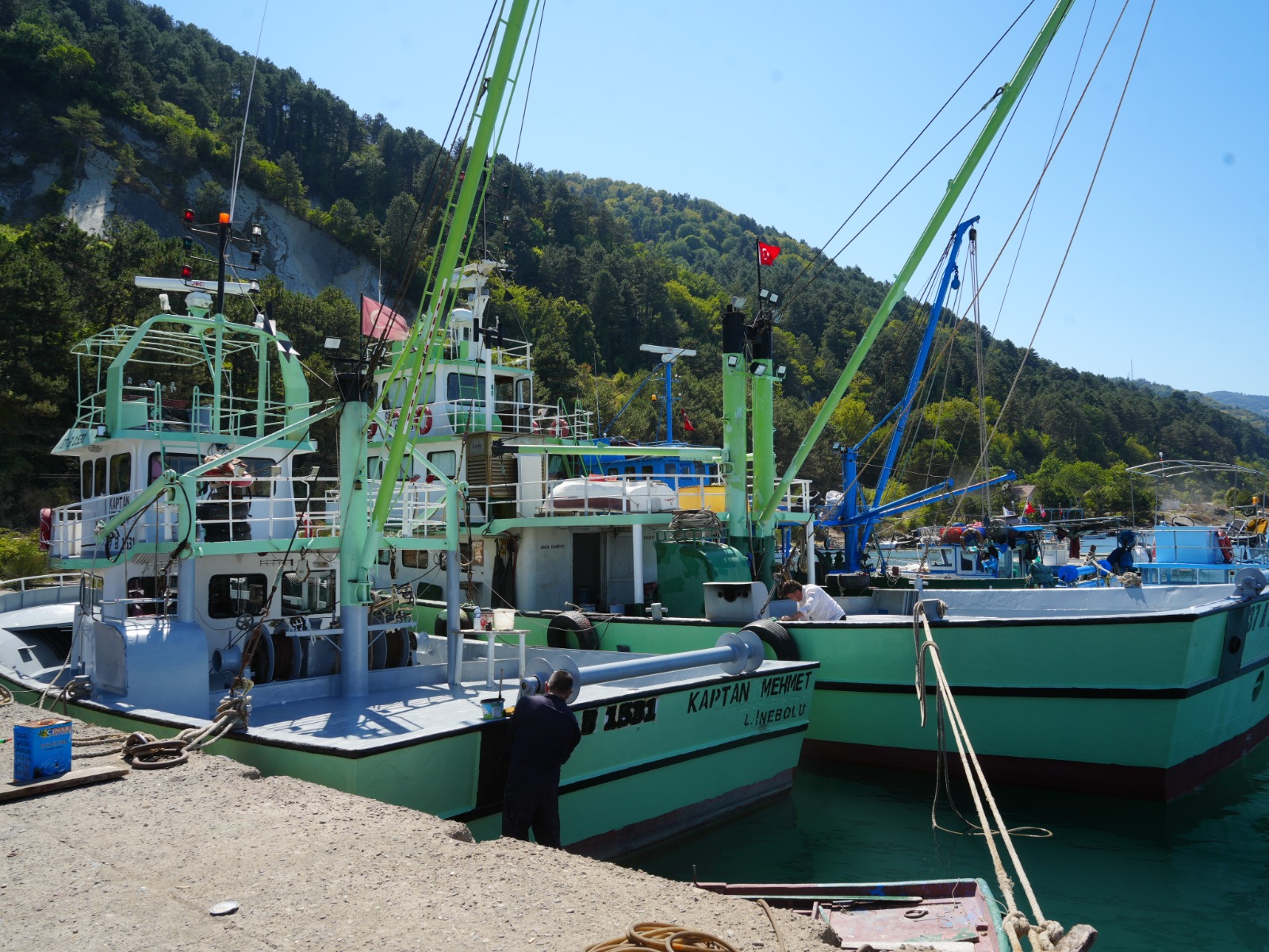 Kastamonu Sahilinde Balıkçılar Yeni Sezona Hazır 6