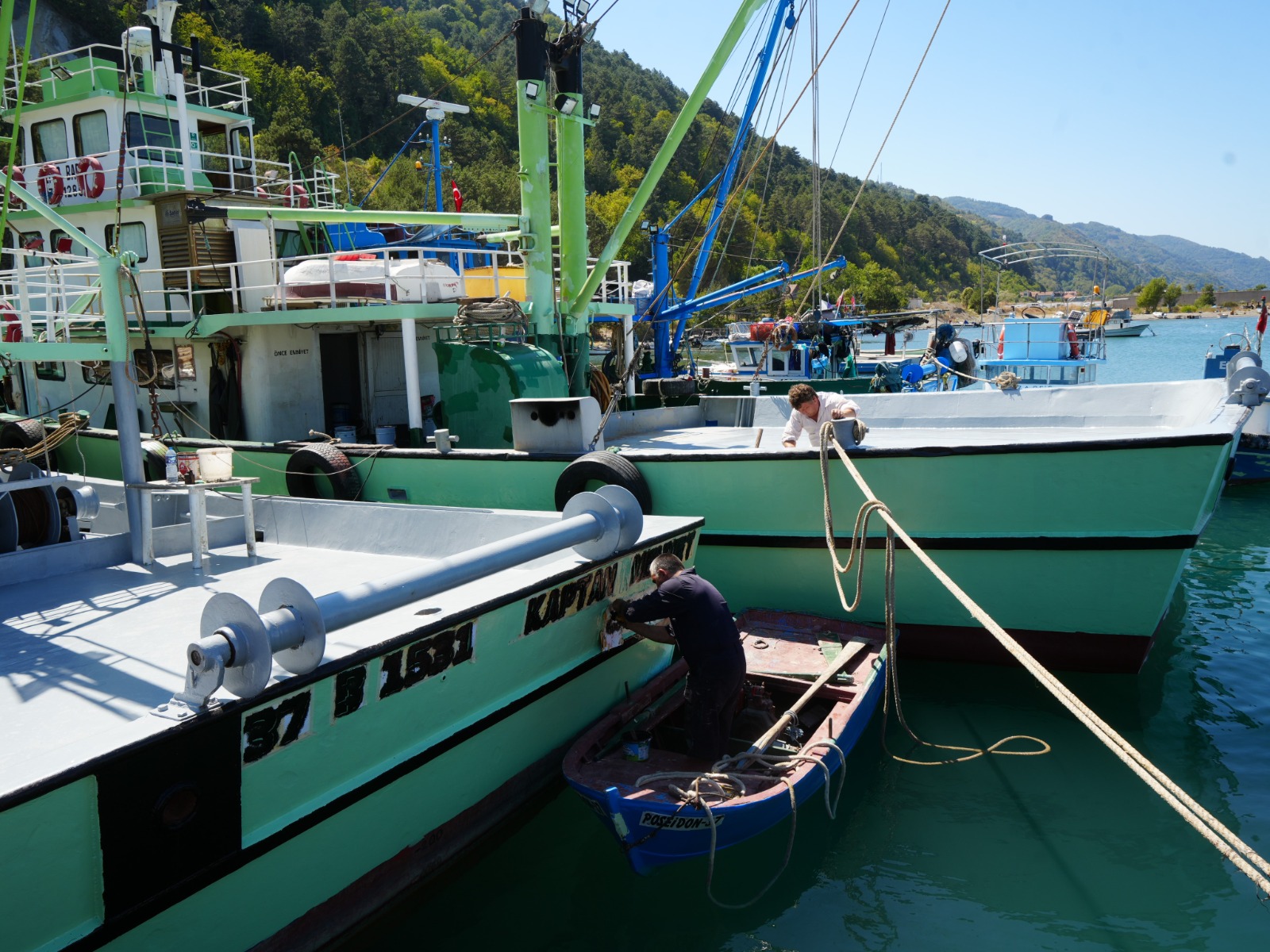 Kastamonu Sahilinde Balıkçılar Yeni Sezona Hazır