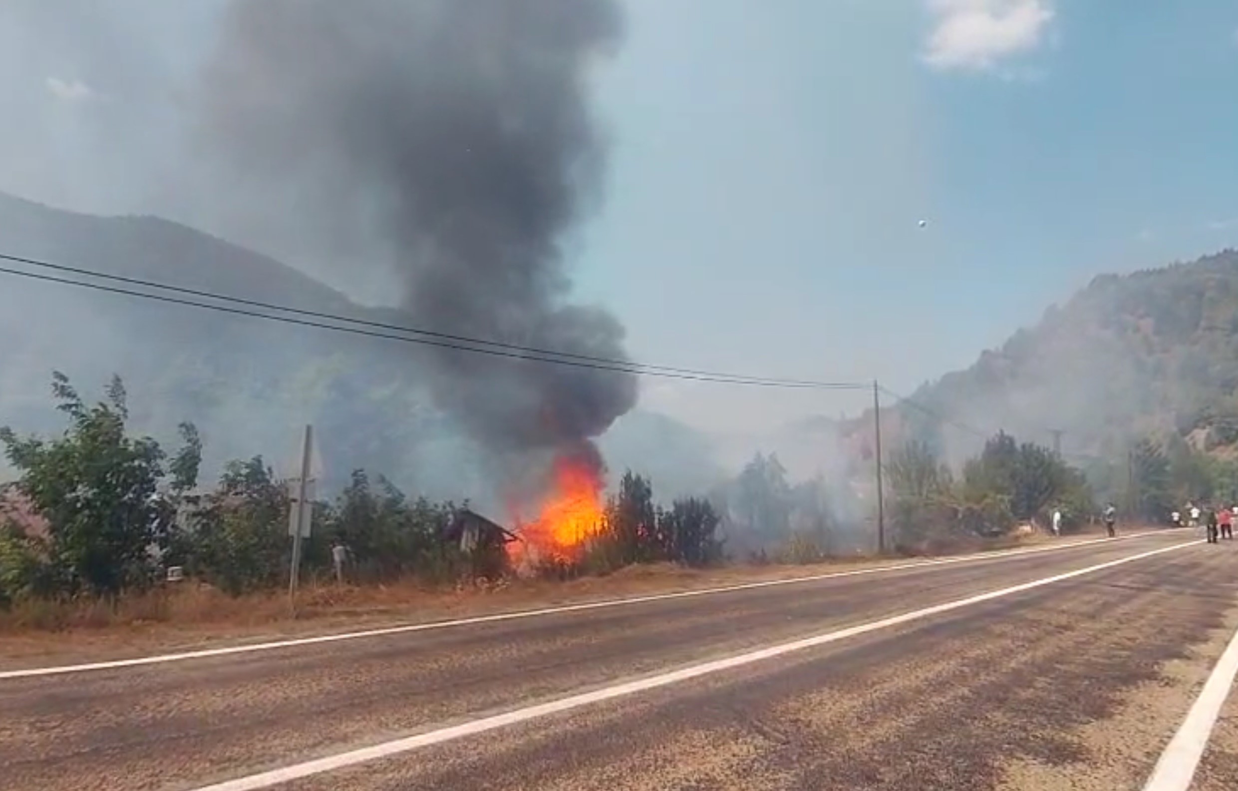 Kastamonu'da Tarlada Çıkan Yangın Samanlığı Küle Çevirdi! 12