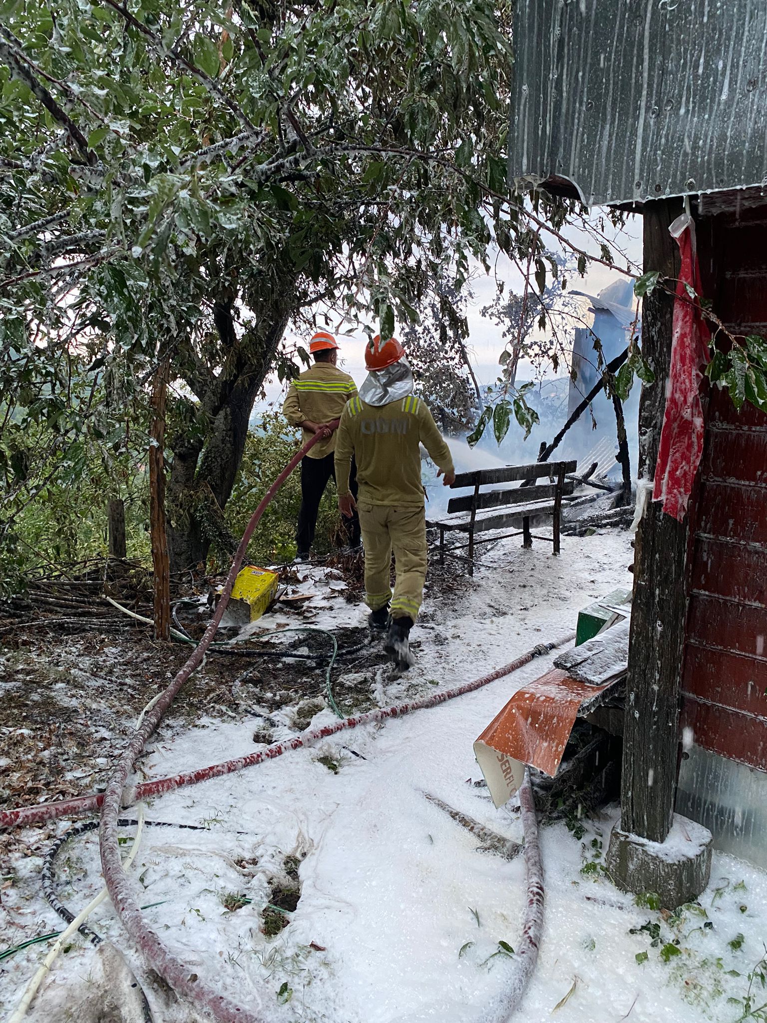Kastamonu'da Yangın Felaketi Önlendi Fenalaşan Vatandaşlar Hastaneye Kaldırıldı! 4