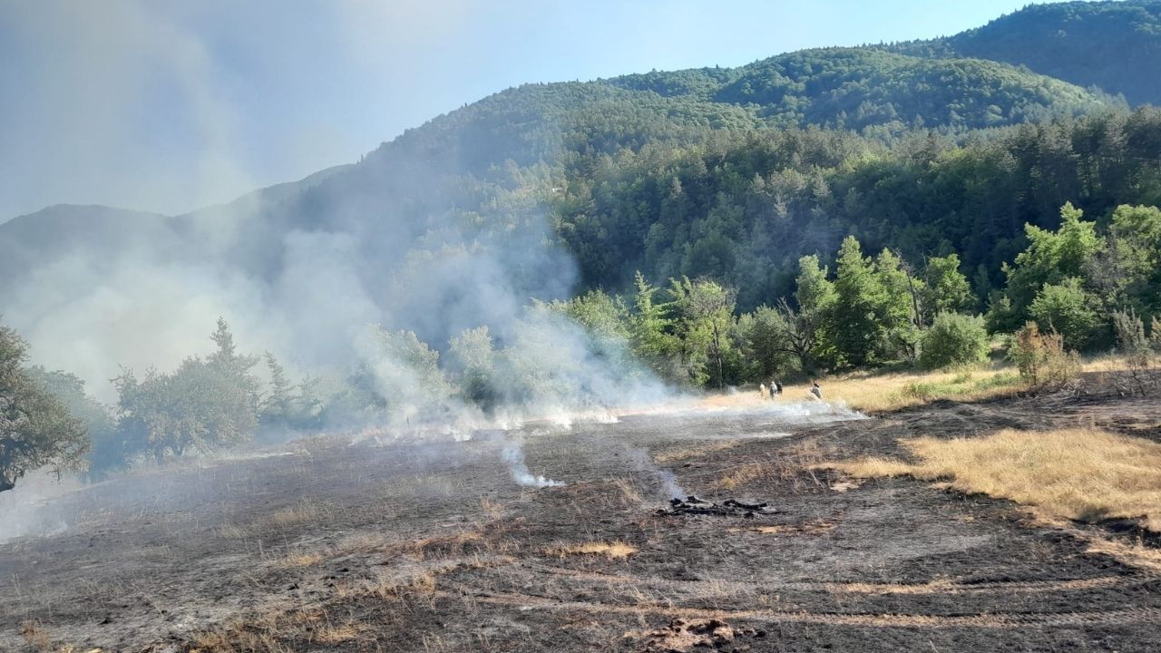 Kastamonu’nun Ilçesinde Ikinci Orman Yangını 4 Samanlık Yandı (2)