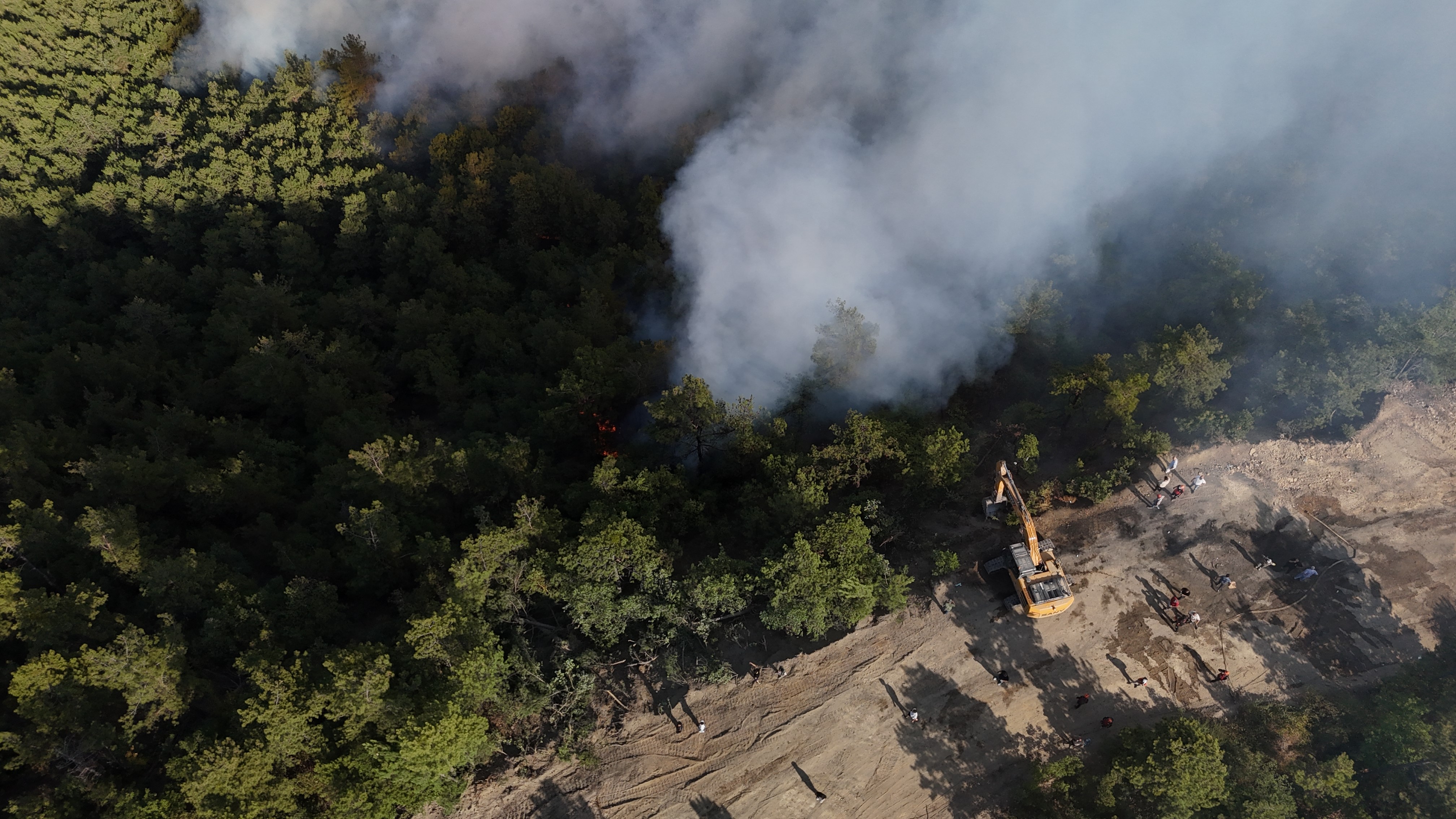 Komşu Ildeki Feci Orman Yangınına 3 Helikopter 161 Personel Müdahale Ediyor! 10