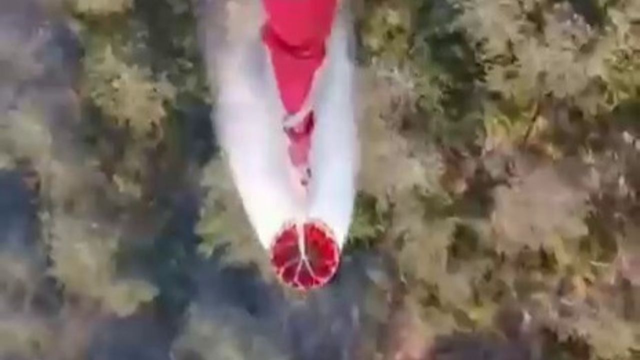 Komşu Şehirde Orman Yangını Paniği Köy Halkı Tahliye Edildi (2)