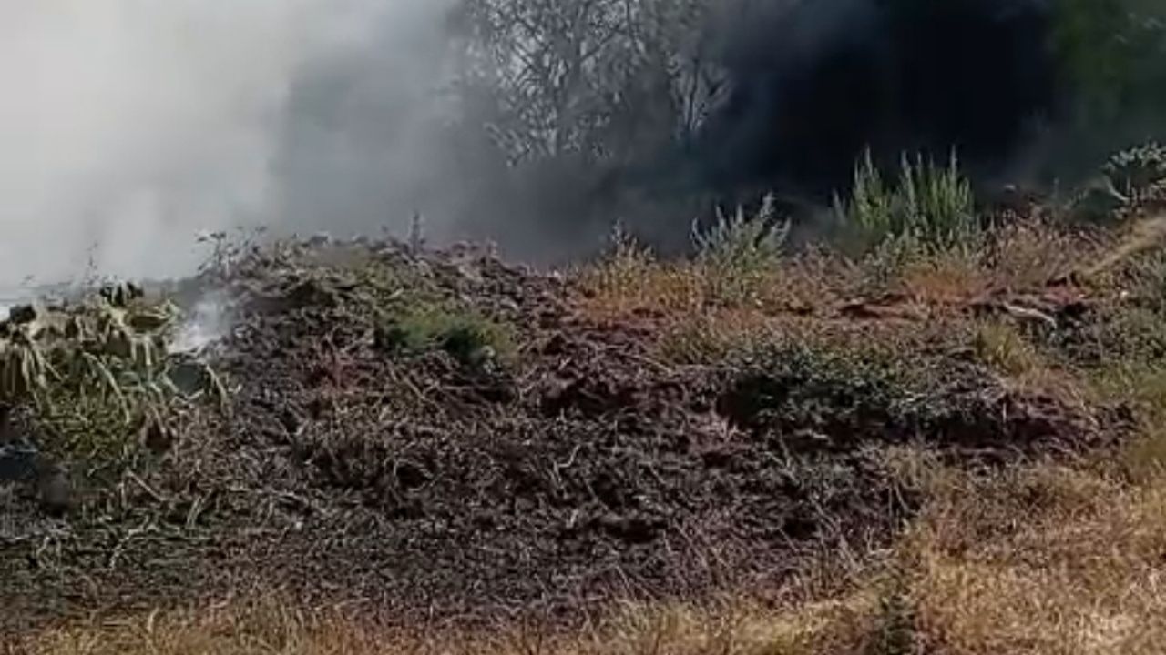 Son Dakika Taşköprü’nün Köyünde Anız Yangını! (2)