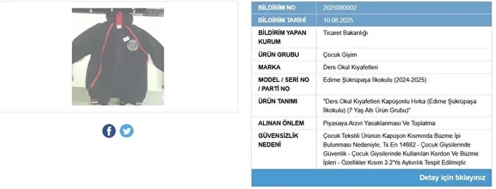 Ticaret Bakanlığı’ndan Yeni Ifşa Listesi Sağlık Riski Taşıyan 9 Ürün Piyasadan Toplatılıyor (1)