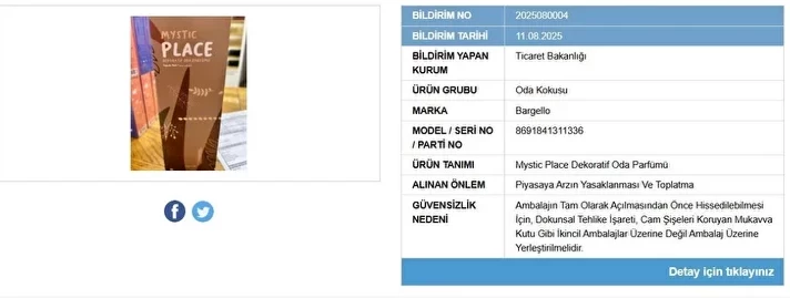 Ticaret Bakanlığı’ndan Yeni Ifşa Listesi Sağlık Riski Taşıyan 9 Ürün Piyasadan Toplatılıyor (2)