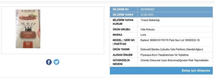 Ticaret Bakanlığı’ndan Yeni Ifşa Listesi Sağlık Riski Taşıyan 9 Ürün Piyasadan Toplatılıyor (3)