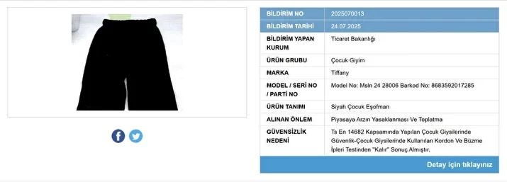 Ticaret Bakanlığı’ndan Yeni Ifşa Listesi Sağlık Riski Taşıyan 9 Ürün Piyasadan Toplatılıyor (7)