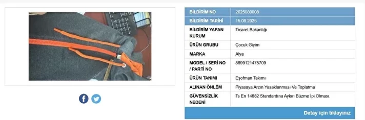 Ticaret Bakanlığı’ndan Yeni Ifşa Listesi Sağlık Riski Taşıyan 9 Ürün Piyasadan Toplatılıyor (8)