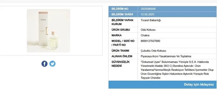 Ticaret Bakanlığı’ndan Yeni Ifşa Listesi Sağlık Riski Taşıyan 9 Ürün Piyasadan Toplatılıyor (9)