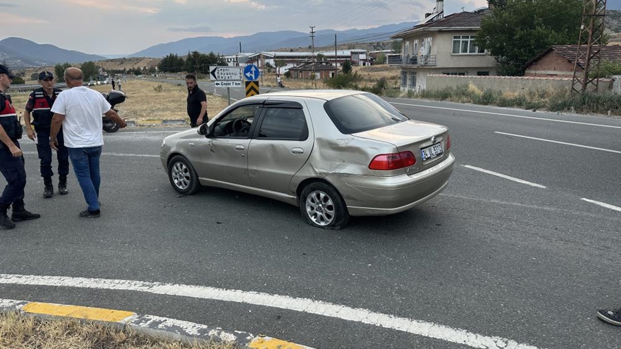 Tosya Otomobil Motorsiklet Kazası (2)