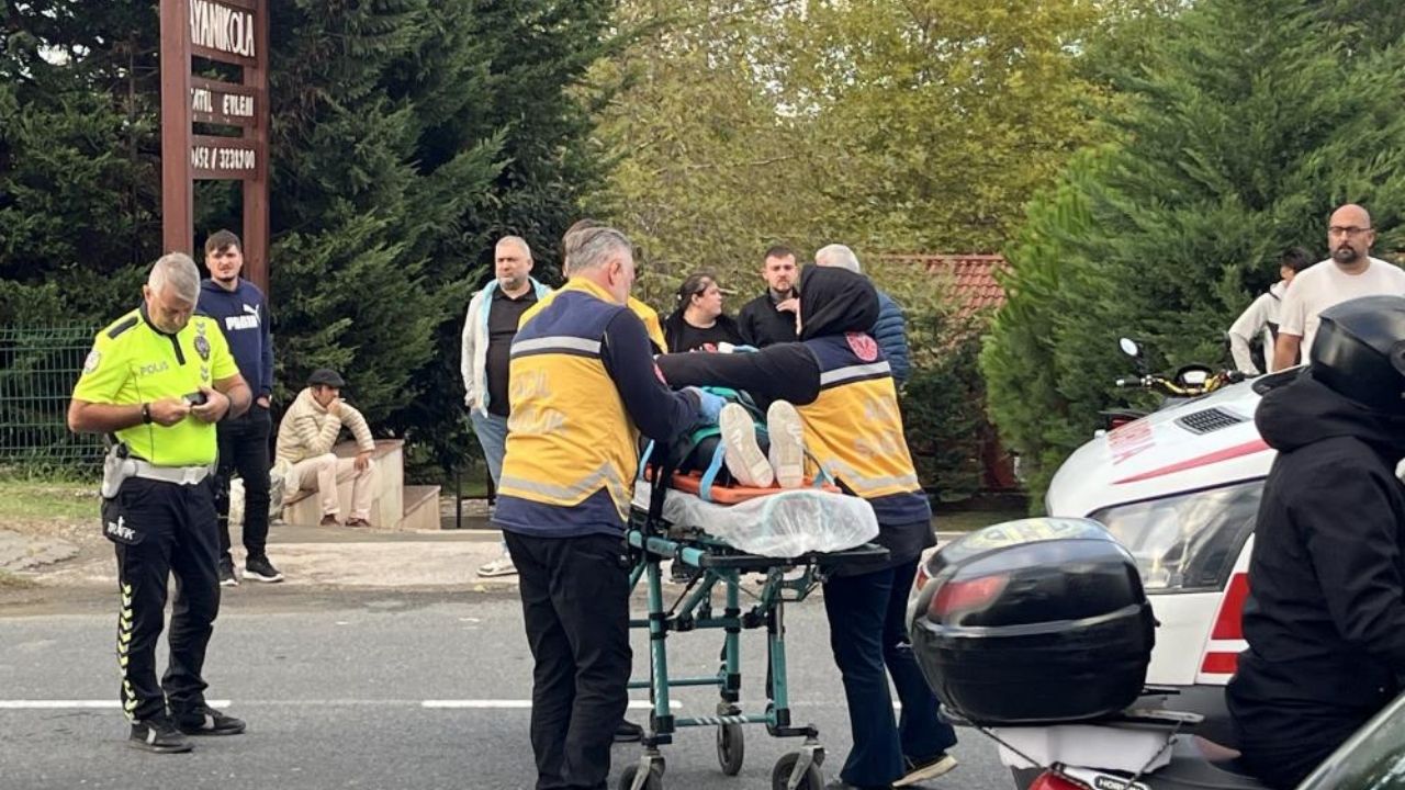Feci Kaza Motosiklet Kazasında Genç Sürücü Yaralandı (2)