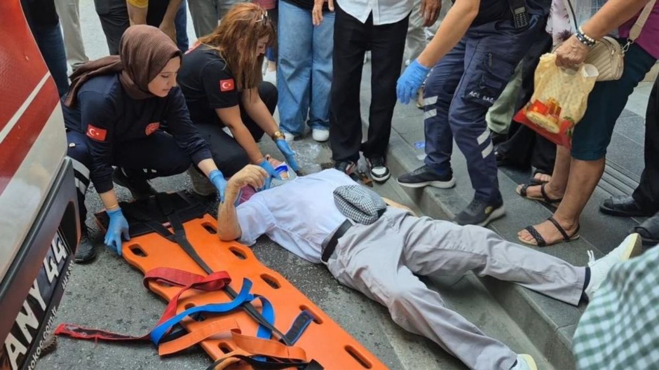 Feci Kaza Motosiklet Yayaya Çarptı (2)