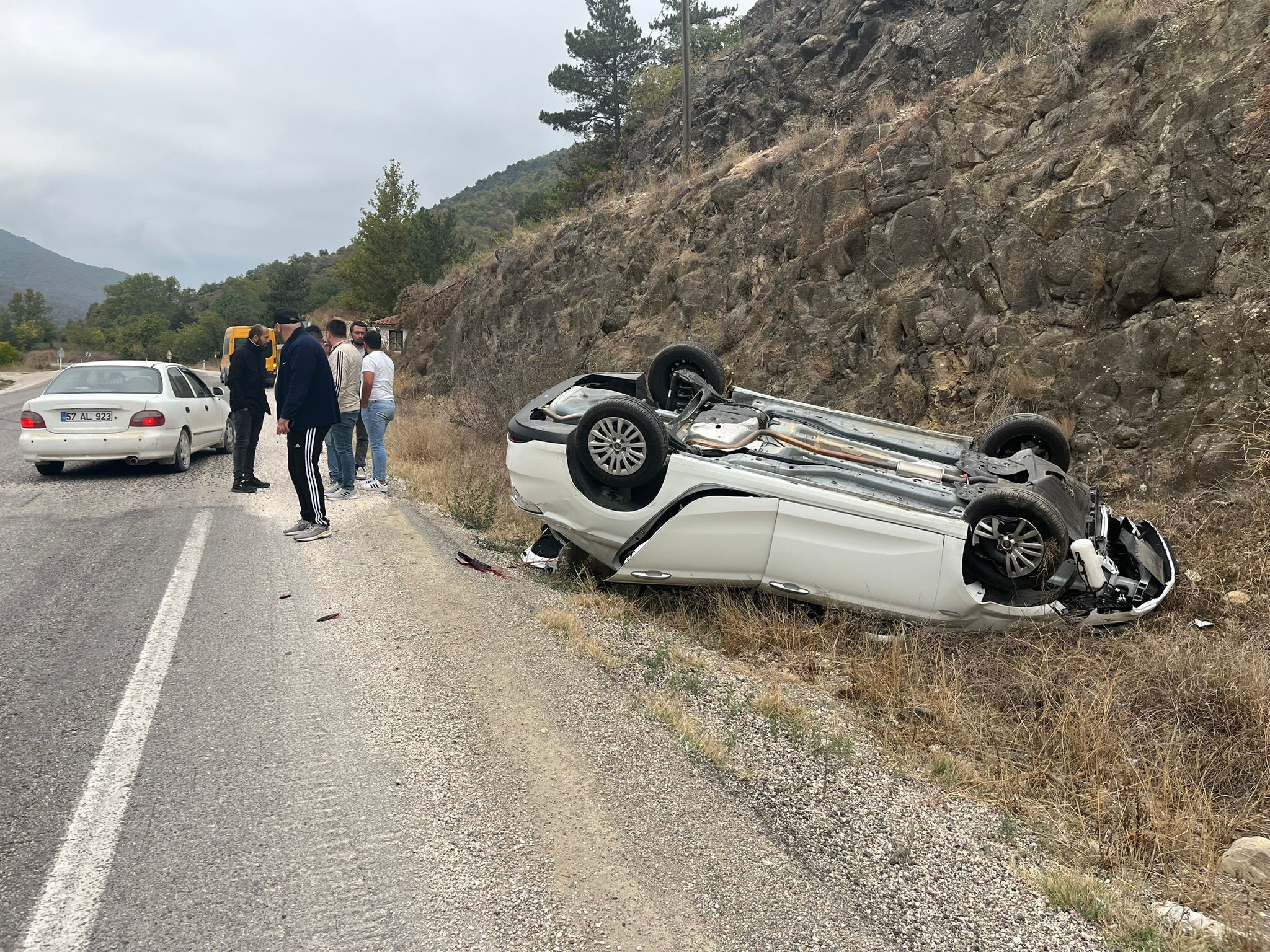 Feci Kaza Nişanlısını Görmeye Giderken Ölümden Döndü 22