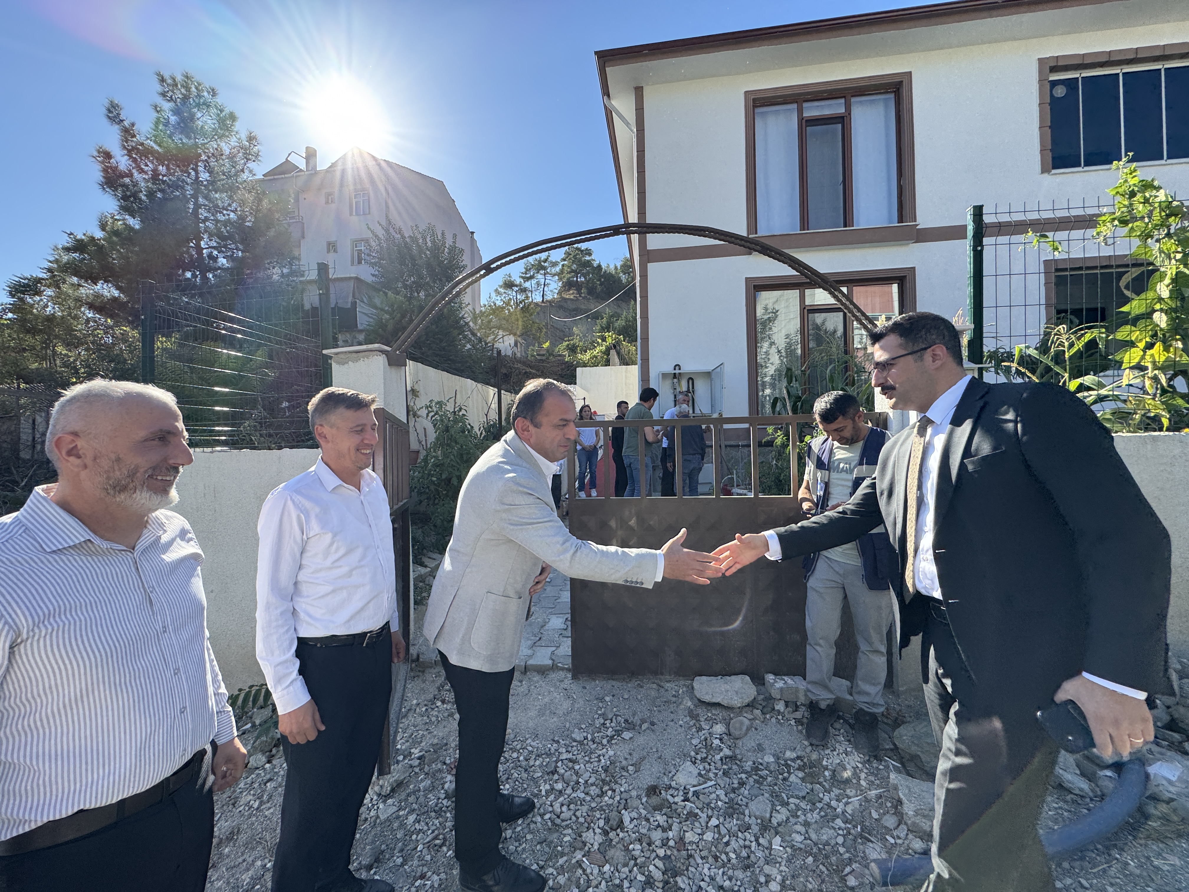 Hanönü'de Ilk Doğal Gaz Akışı Gerçekleşti 2