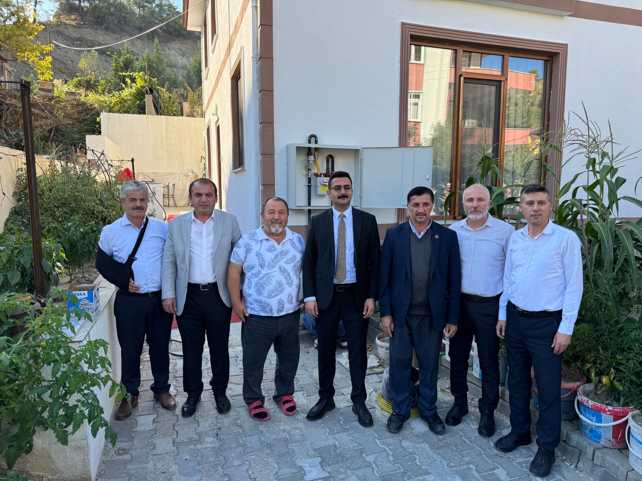 Hanönü'de Ilk Doğal Gaz Akışı Gerçekleşti