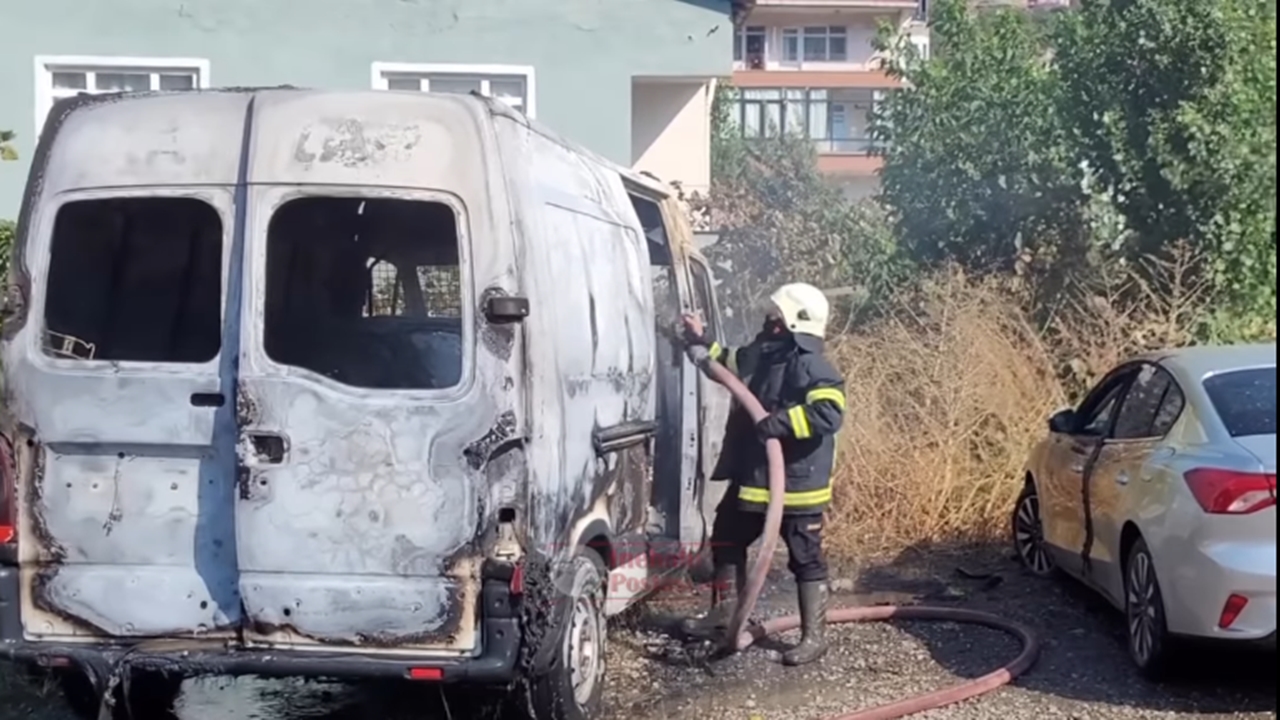 Inebolu Panelvan Yangın (1)