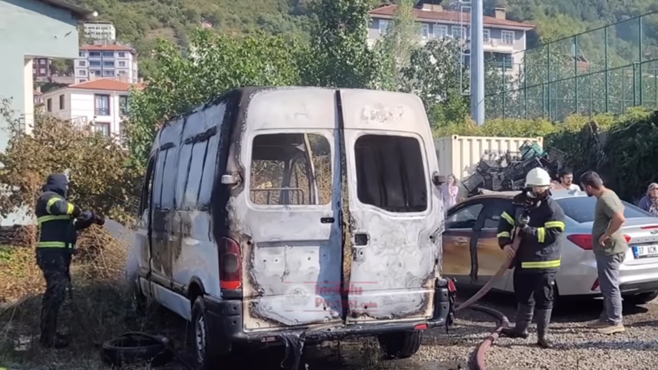 Inebolu Panelvan Yangın (2)