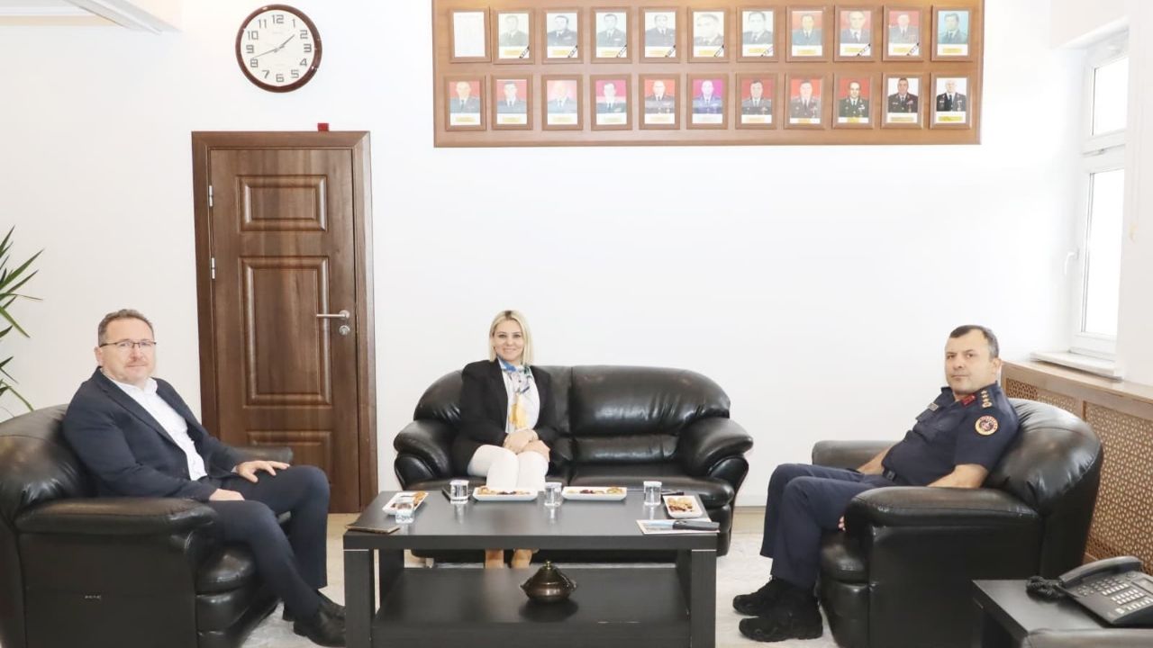 Kastamonu Milletvekili Ekmekci Jandarma Komutanı Uz’u Ziyaret Etti (3)