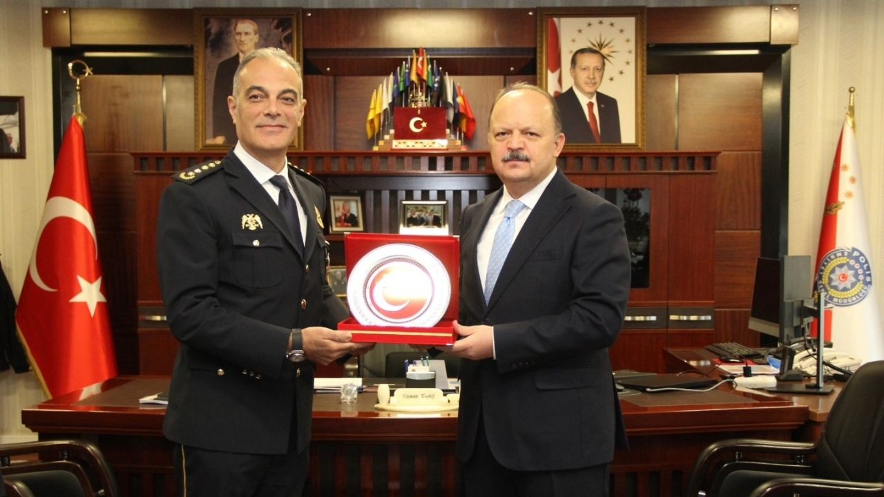 Kastamonu Valisi Dallı’dan Emniyet Müdürü Taş’a Hayırlı Olsun Ziyareti (4)