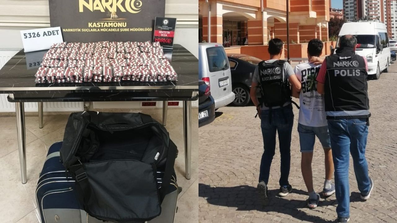 Kastamonu’da Büyük Operasyon Binlerce Sentetik Hap Yakalandı! (1)