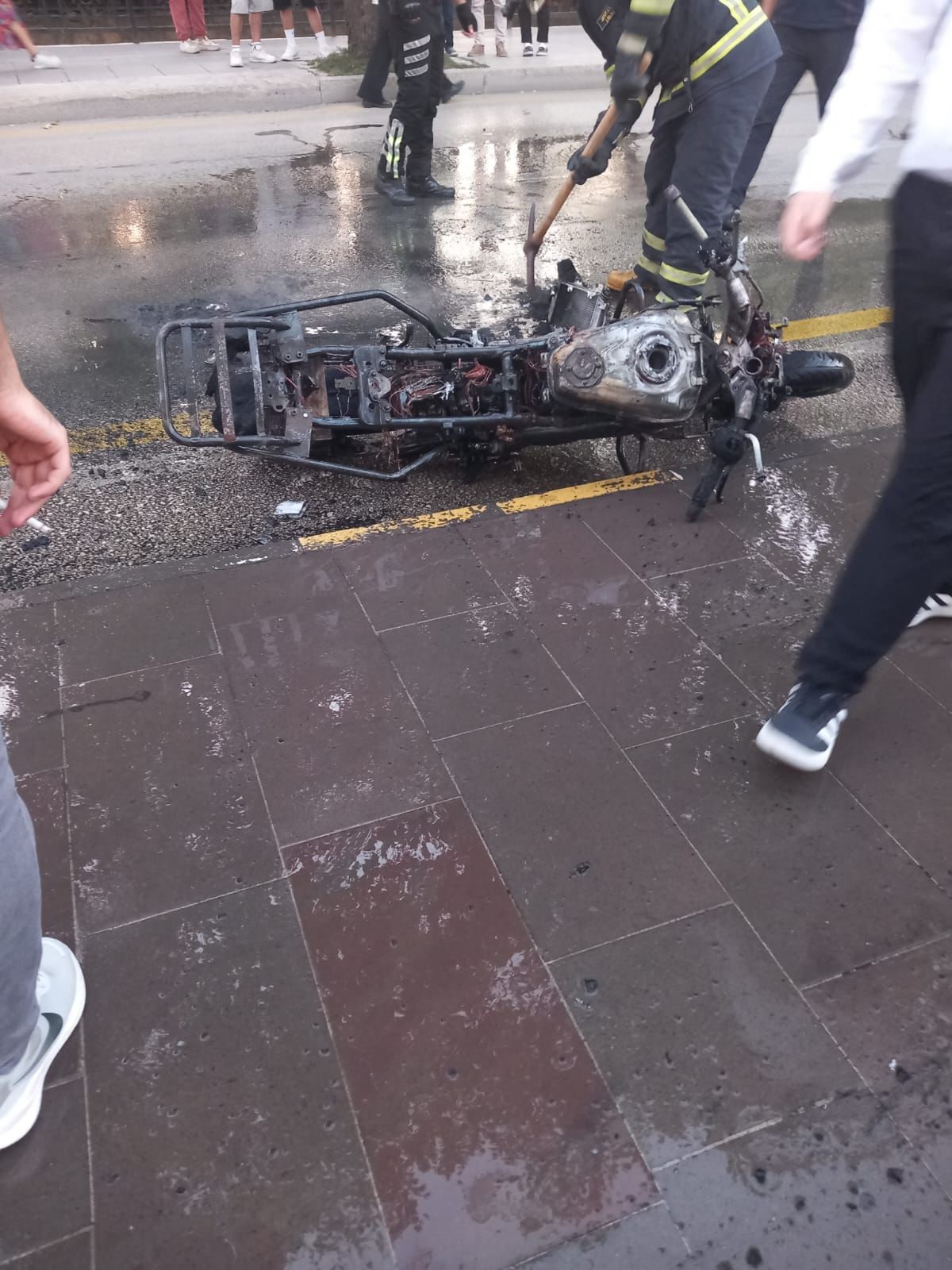 Kastamonu'da Feci Motosiklet Yangınında Detaylar Belli Oldu