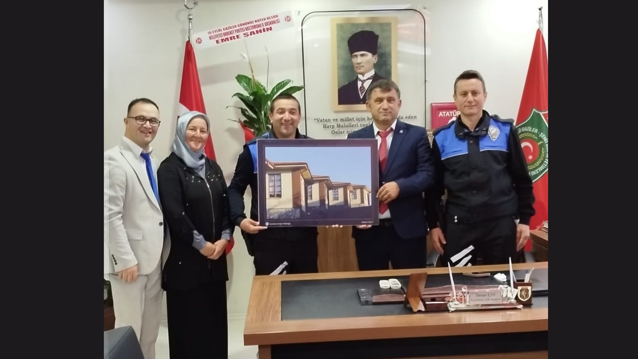 Kastamonu'da Gaziler Günü'nde Anlamlı Ziyaret 1