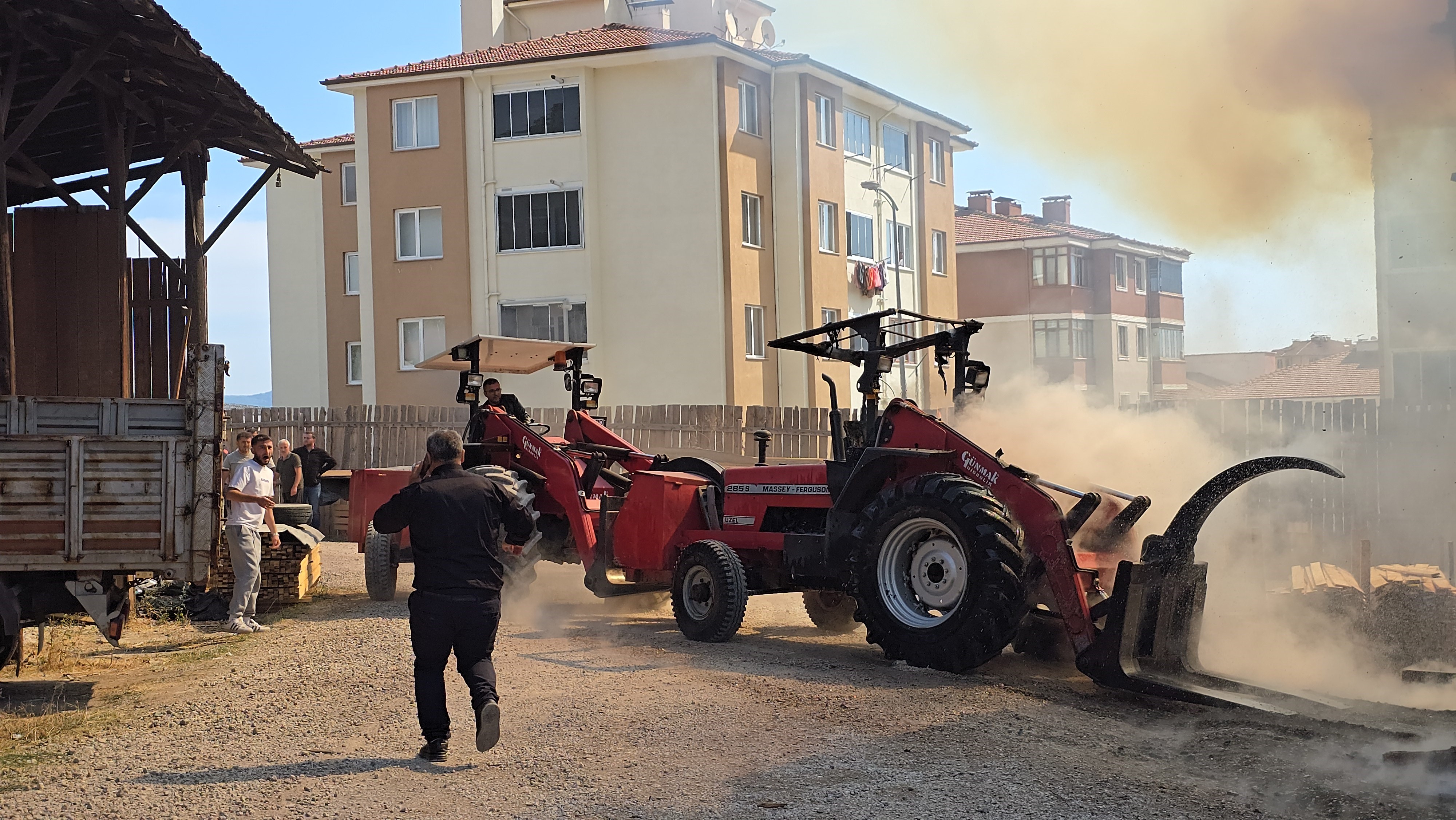 Kereste Fabrikasında Feci Yangın! 4