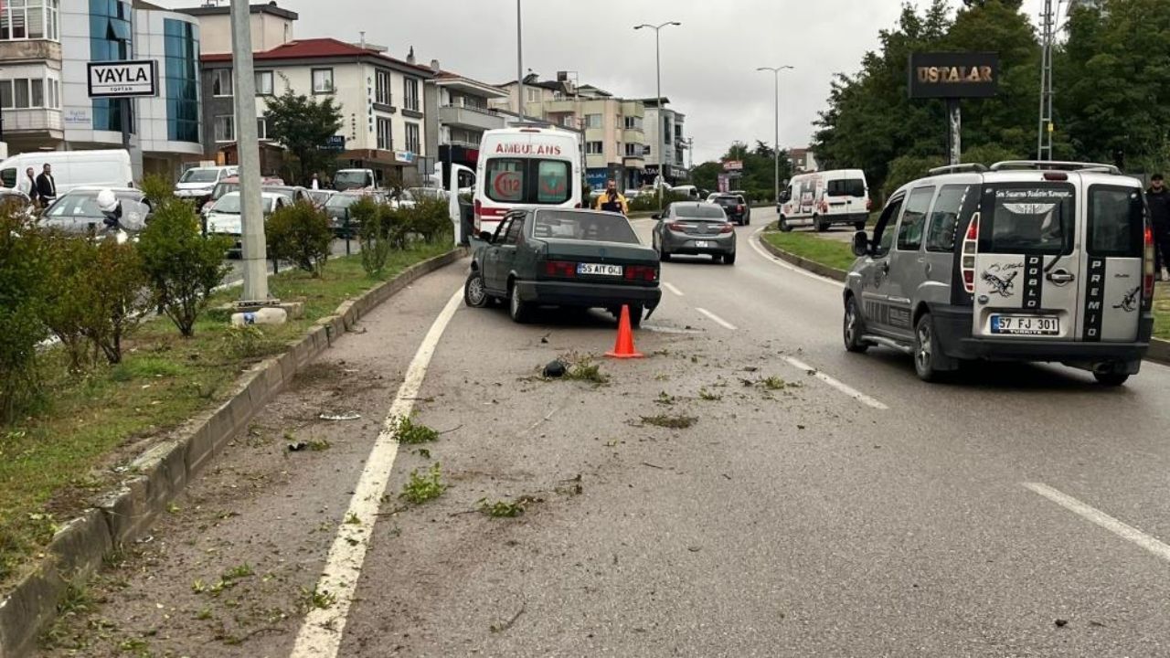 Komşuda 6 Aracın Karıştığı Zincirleme Kaza 1 Kişi Yaralandı (1)