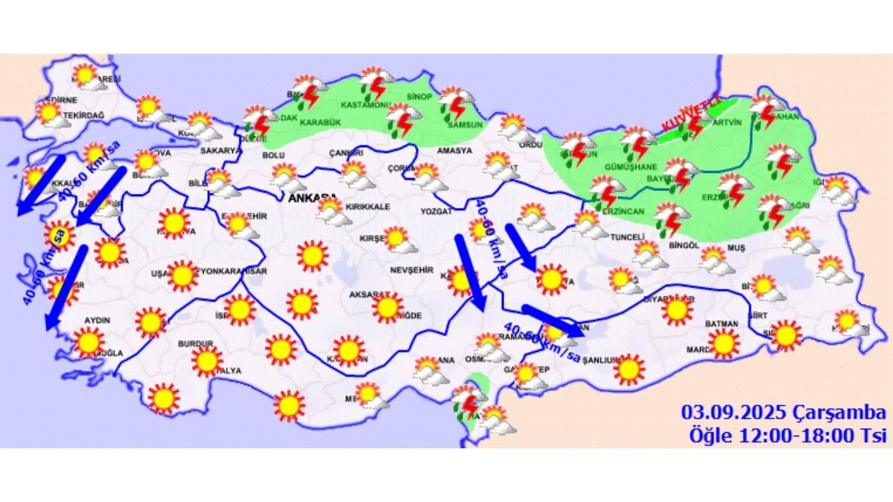 Meteoroloji’den Kastamonu’ya Önemli Uyarı Sağanak Kapıda (3)