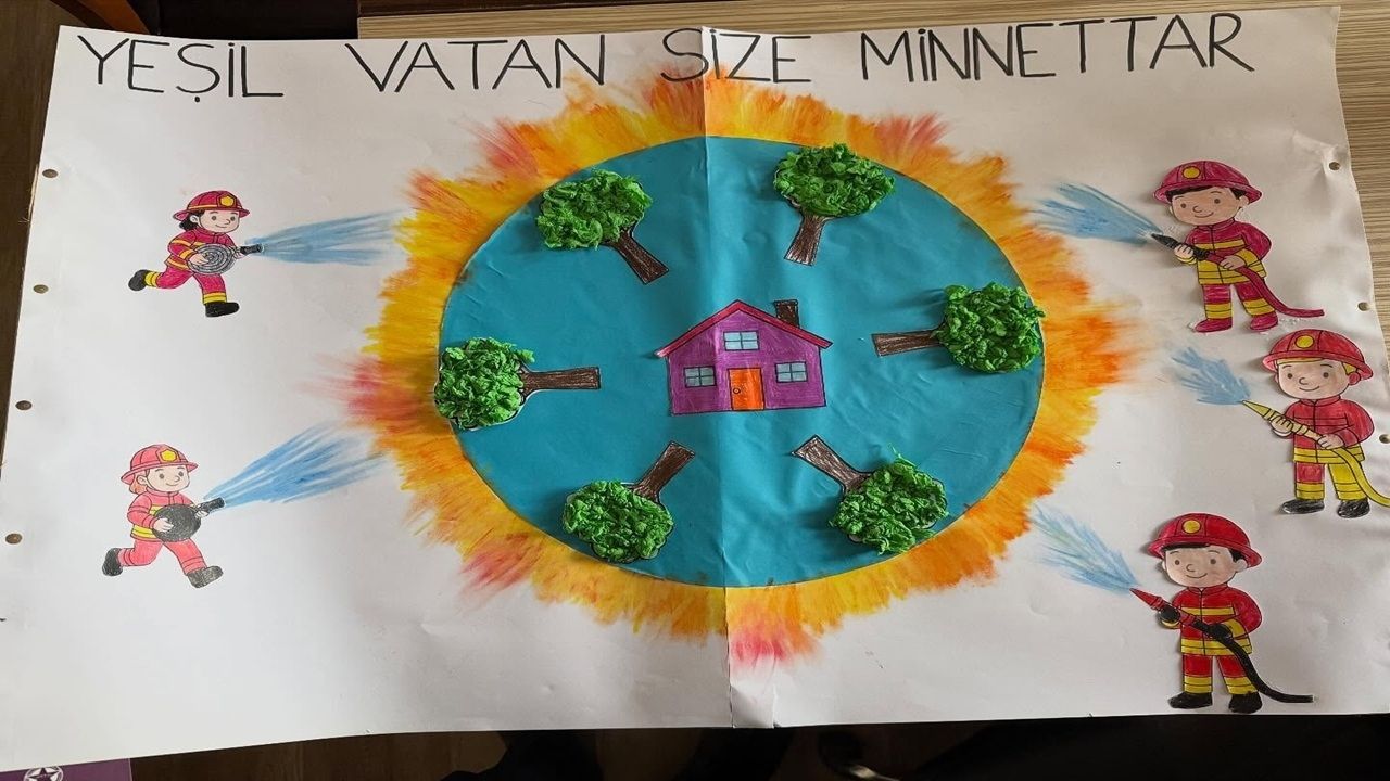 Özel Öğrenciler Taşköprü’de İtfaiye Haftasını Renkli Resimlerle Kutladı (4)