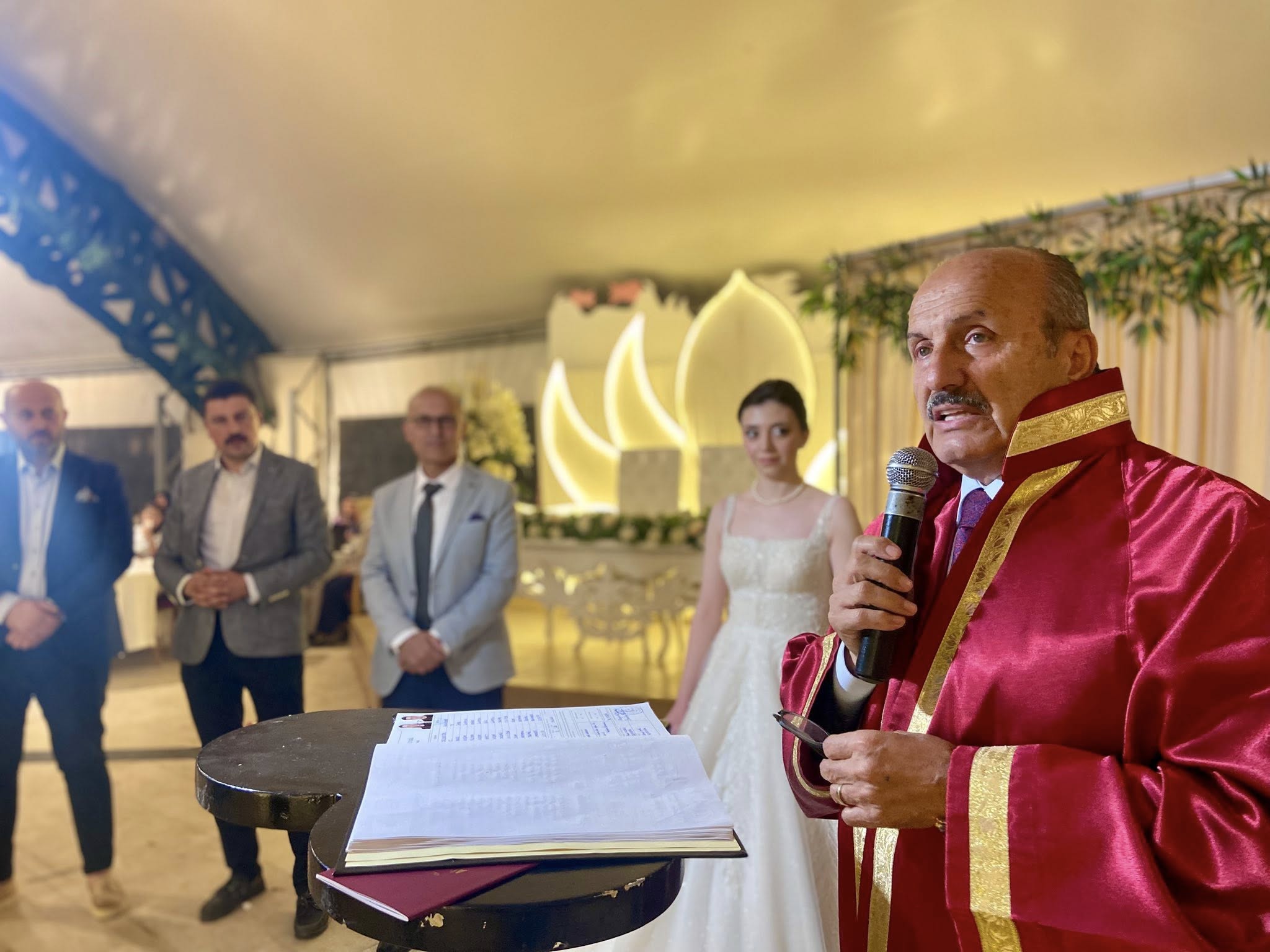 Taşköprü Belediye Başkanı Arslan Genç Çiftin Nikahını Kıydı