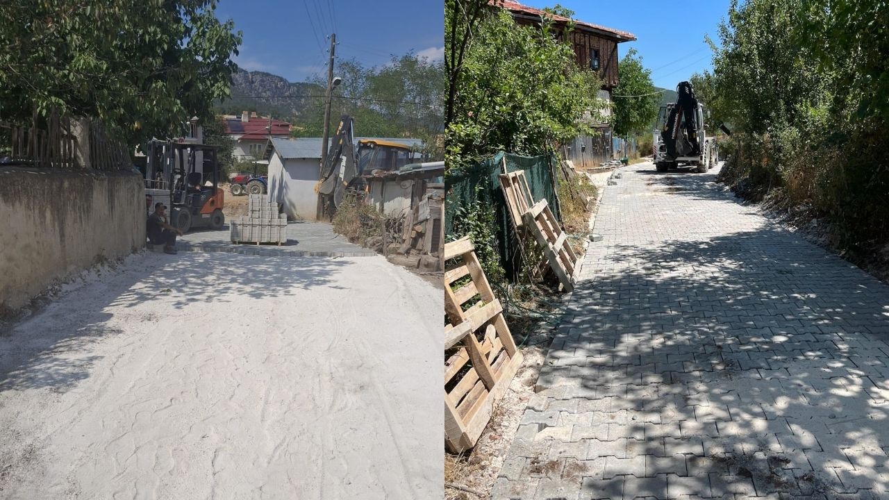 Taşköprü’de Köy Yolları Yenileniyor 2 Köyde Çalışmalar Tamamlandı (1)