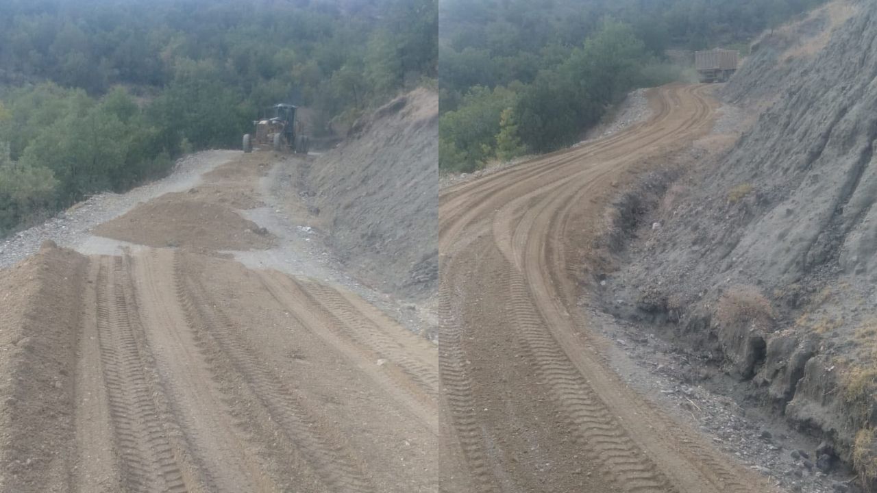 Taşköprü’de Köy Yollarında Stabilize Çalışmaları Sürüyor (2)