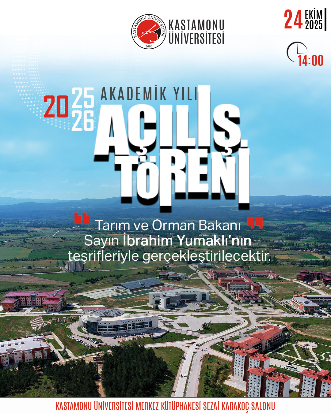 Bakan Yumaklı Kastamonu'ya Geliyor Açılış Törenine Katılacak! 88