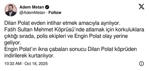 Dilan Polat Intihar Girşimi Iddiası (2)