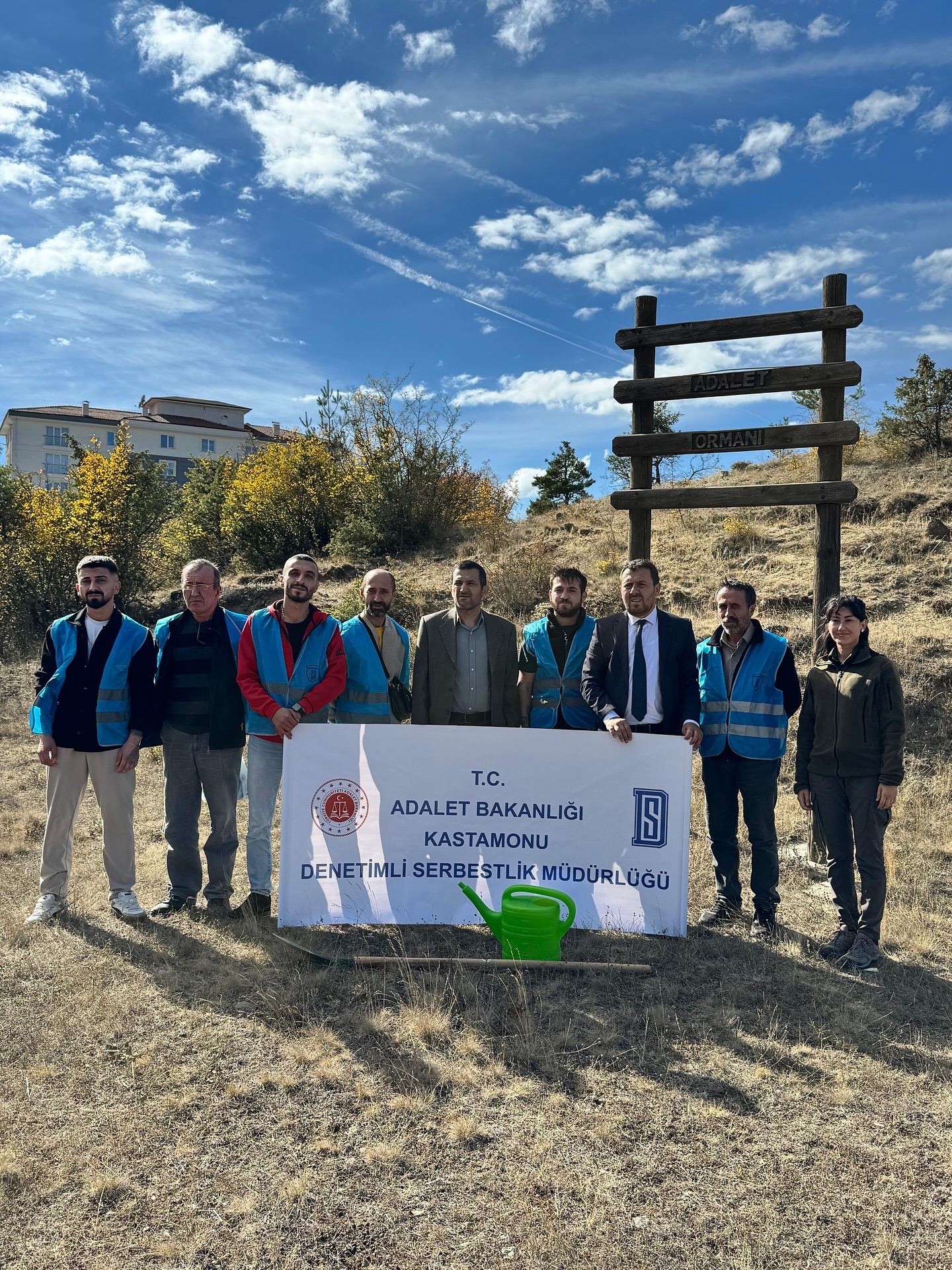 Kastamonu Adalet Ormanı'nda Fidanlar Denetlendi, Bakımı Yapıldı 4