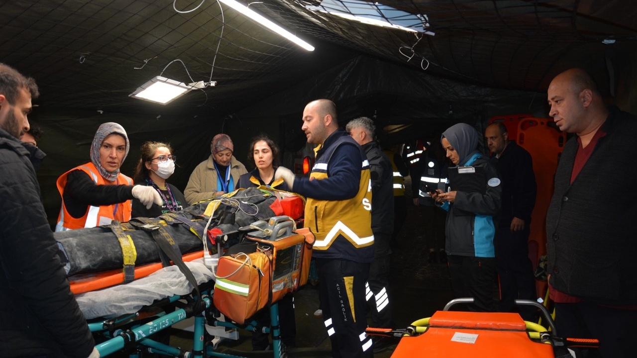 Kastamonu Eğim Araştırma Hastanesi Tatbikat Acil (3)