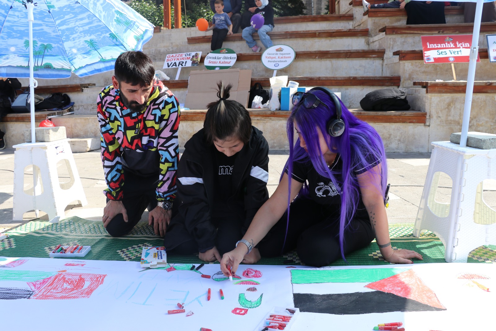 Kastamonu Ve Amasya'da 'Filistinli Çocuklar Için Çiz' Etkinliği Yapıldı 9