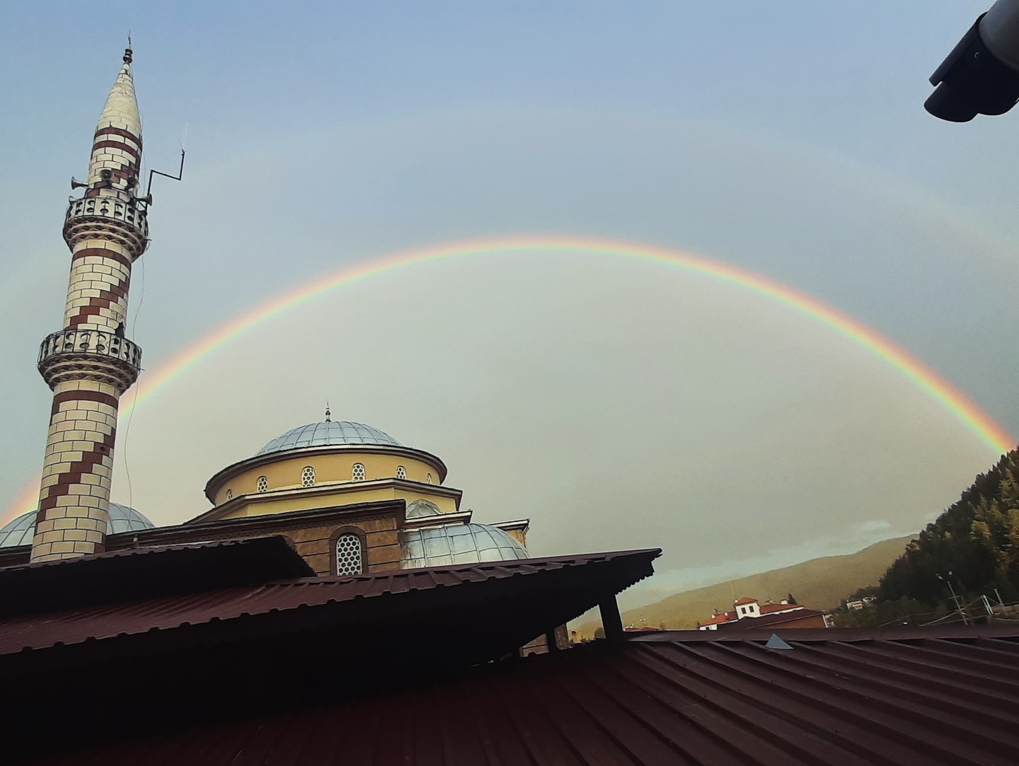 Kastamonu'da Çift Gökkuşağının Güzelliği Göz Kamaştırdı 7