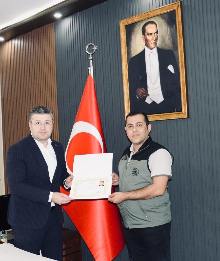 Kastamonu'da Fedakar Personel Unutulmadı Kaymakam Uçar Takdir Etti! 2