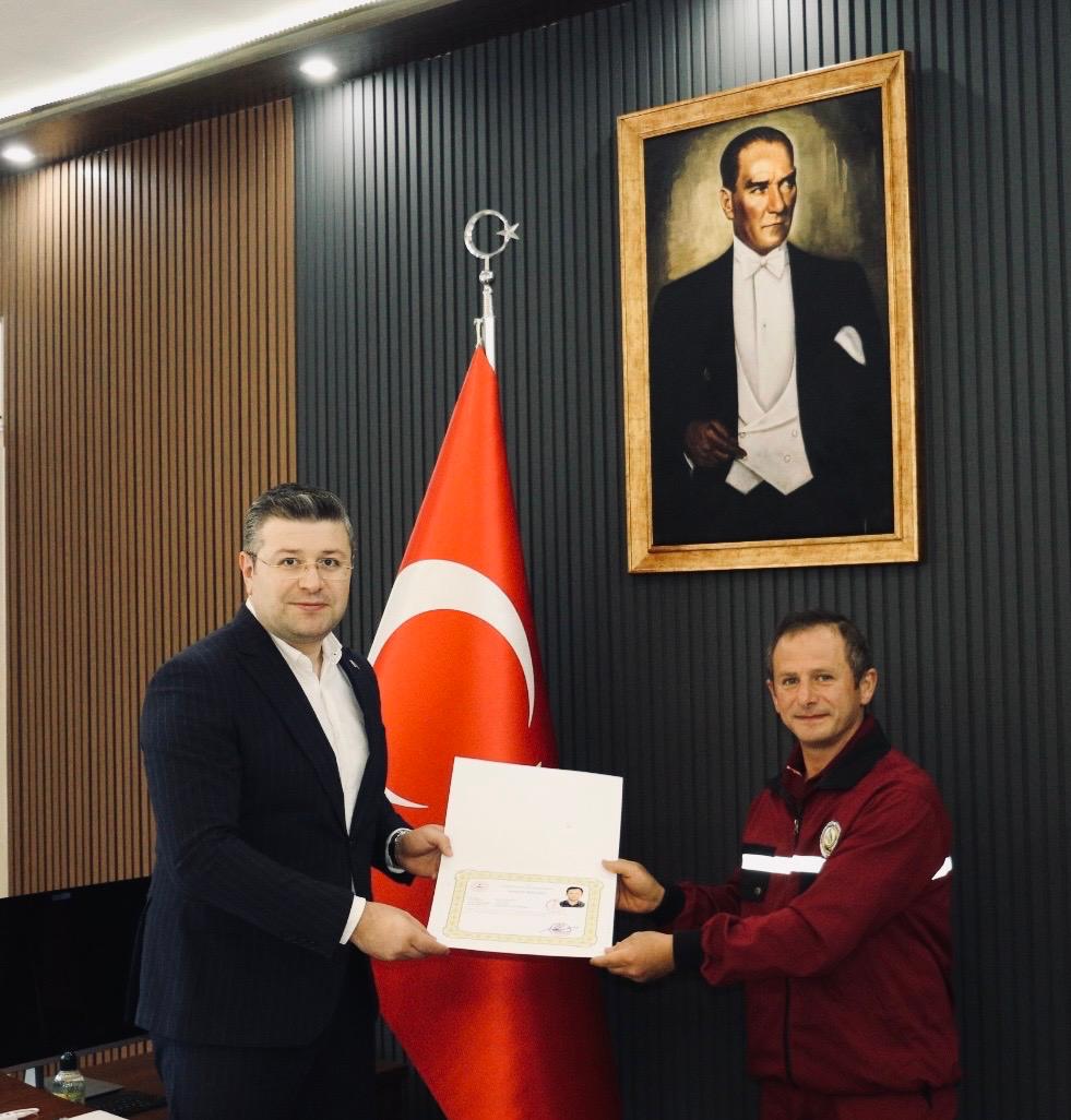 Kastamonu'da Fedakar Personel Unutulmadı Kaymakam Uçar Takdir Etti!