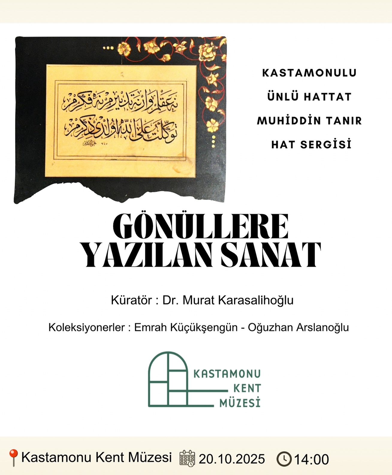 Kastamonulu Hattatın Eserleri Sanatseverlerle Buluşuyor (2)